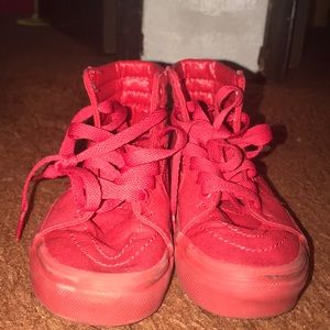 Kids red Vans